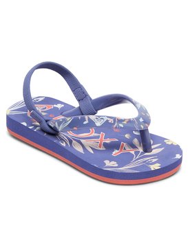 roxy, Girls 2-6 Pebbles Flip Flops, BLUE ASHES (ba9) Tw Pebbles VI - Sandals AROL100004