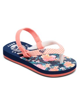 roxy, Girls 2-6 Pebbles Flip Flops, VINTAGE INDIGO (vgo) Tw Pebbles VI - Sandals AROL100004