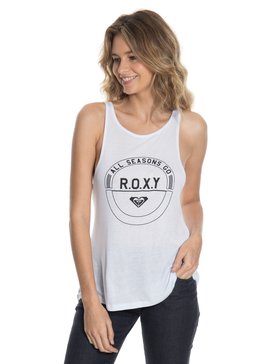 roxy, Regata Feminina com Estampa Frontal Roxy, BRANCO (brc) RX REGATA JUNGLE BOGIE BR73731588