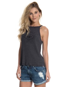 roxy, Regata Feminina Abertura nas Costas e Estampa Frontal Roxy, PRETO* (prt) RX REGATA NAVY MATCH BR73731601