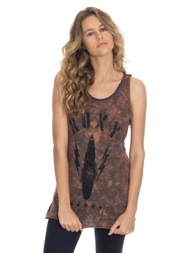roxy, Regata Feminina com Cavas e Estampa frontal Roxy, MARINHO (mar) RX REGATA THUNDER FLOWER BR73731606