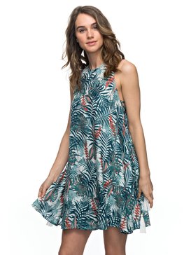 roxy, Vestido Feminino Curto Estampado Roxy, MARSHMALLOW JUNGLY FLOWERS* (xwwr) RX VESTIDO TOMORROWS DRESS IMP BR73811516