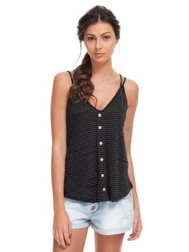 roxy, Blusa Feminina Alças Streppy Roxy, PRETO* (prt) RX CAMISETA ESPECIAL MY WAY BR73891359