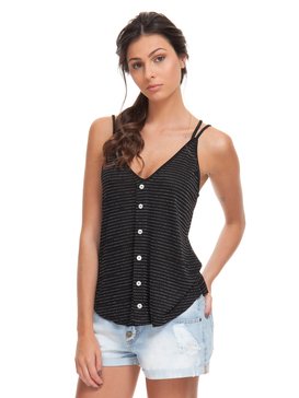 roxy, Blusa Feminina Alças Streppy Roxy, PRETO* (prt) RX CAMISETA ESPECIAL MY WAY BR73891359