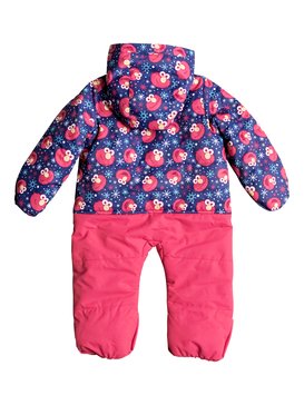 roxy, Rose - Combinaison intégrale de snow, ELMO PRINT_BLUEPRINT (bgm9) Rose - Snow Suit ERETS03001