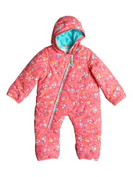 roxy, Rose - Combinaison intégrale de snow, NEON GRAPEFRUIT_FOXES (nkn9) Rose - Snow Suit ERETS03002