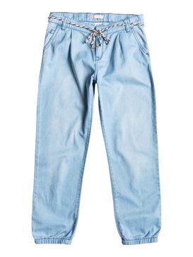roxy, Dimming Light - Pantalon de jogging en denim, LIGHT BLUE (bffw) Dimming Light - Denim Joggers ERGDP03032