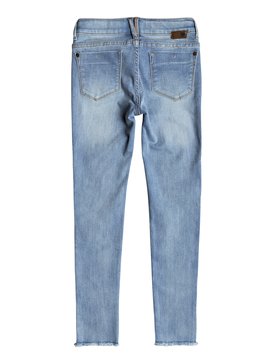 roxy, Girls 7-14 Roses And Violets Slim Fit Jeans, LIGHT BLUE (bfg0) ROSES AND VIOLETS ERGDP03040