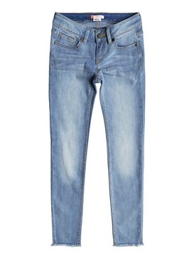 roxy, Girls 7-14 Roses And Violets Slim Fit Jeans, LIGHT BLUE (bfg0) ROSES AND VIOLETS ERGDP03040