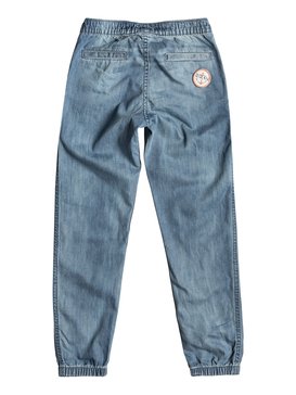 roxy, Girls 7-14 Make Us Feel Alive Denim Beach Pants, MEDIUM BLUE (bgy0) Make Us Feel Alive - Denim Beach Pants ERGDP03042