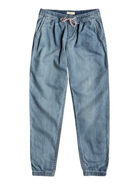 roxy, Girls 7-14 Make Us Feel Alive Denim Beach Pants, MEDIUM BLUE (bgy0) Make Us Feel Alive - Denim Beach Pants ERGDP03042