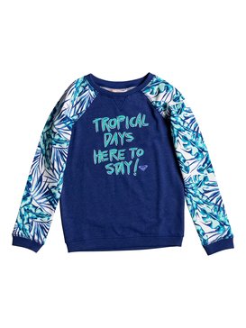 roxy, Kaukura - Sweat, MARSHMALLOW TROPICAL DAYS (wbt6) Kaukura - Sweatshirt ERGFT03178