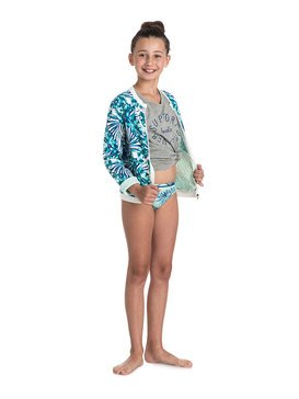 roxy, Southern Sun - Chaqueta de verano, MARSHMALLOW TROPICAL DAYS (wbt6) Southern Sun - Summer Jacket ERGFT03190