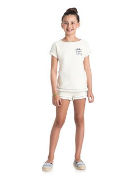 roxy, Morning Life - Top à manches courtes, MARSHMELLOW (wbt0) Morning Life - Short Sleeve Top ERGFT03193