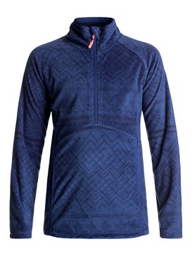 roxy, Cascade - Fleece mit Reißverschluss, SODALITE BLUE_ASTA LAYER PRINT (byb5) Cascade - Half-Zip Polar Fleece ERGFT03210