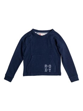 roxy, Neptune Tales - Pocket Sweatshirt, DRESS BLUES HEATHER (btkh) Neptune Tales - Pocket Sweatshirt ERGFT03215