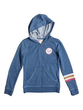 roxy, Naked Eye - Sudadera con capucha y cremallera, CHINA BLUE HEATHER (bndh) Naked Eye - Zip-Up Hoodie ERGFT03219