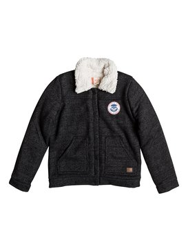 roxy, Royal Estate - Veste aviateur en jersey, CHARCOAL HEATHER (kpgh) Royal Estate - Jersey Flight Jacket ERGFT03227