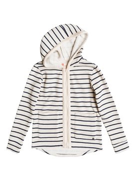 roxy, Girls 7-14 Full Of Love Stripe Zip-Up Hoodie, METRO HEATHER HEAVEN STRIPE (ten3) FULL OF LOVE STRIPE ERGFT03240