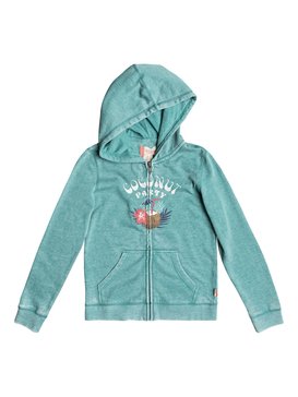 roxy, Girls 7-14 Be The Overflow Coconut Party Zip-Up Hoodie, LATIGO BAY (blr0) BE THE OVERFLOW COCONUT PARTY ERGFT03241