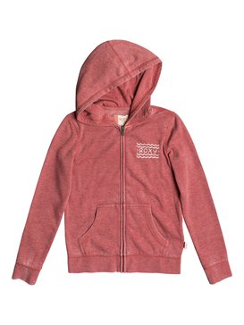 roxy, Girls 7-14 Be The Overflow Hola Beachachas Zip-Up Hoodie, DUSTY CEDAR (mmr0) BE THE OVERFLOW HOLA BEACHACHA ERGFT03242