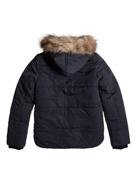 roxy, Evergreen Tree - Veste matelassée à capuche, ANTHRACITE (kvj0) Evergreen Tree - Hooded Puffer Jacket ERGJK03042
