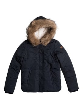 roxy, Evergreen Tree - Veste matelassée à capuche, ANTHRACITE (kvj0) Evergreen Tree - Hooded Puffer Jacket ERGJK03042