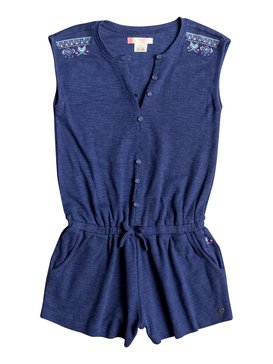 roxy, Always On My Mind - Combishort à manches courtes, BLUE DEPTHS (bta0) Always On My Mind - Short Sleeve Romper ERGKD03029