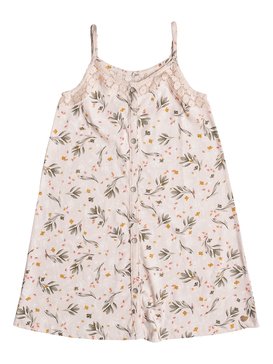 roxy, Girls 7-14 Some See A Wish Strappy Dress, PALE DOGWOOD BOTANIC GARDEN (nds6) SOME SEE A WISH ERGKD03044
