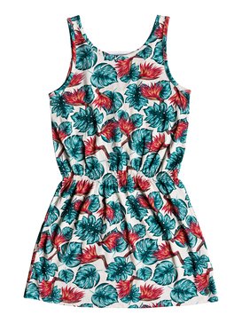 roxy, Fearless Friends - Vestido sin Mangas, MARSHMALLOW ABYSSAL TROPICAL (xwgr) Fearless Friends - Tank Dress ERGKD03052