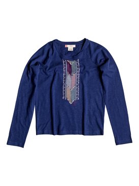 roxy, After Glow - Top à manches longues, BLUE PRINT (bsq0) After Glow - Long Sleeve Top ERGKT03029