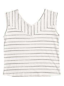 roxy, Girls 7-14 Reflected Reality Sleeveless Top, MARSHMALLOW PENCIL STRIPE (xwkk) REFLECTED REALITY ERGKT03060