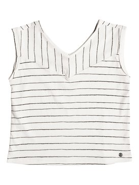 roxy, Girls 7-14 Reflected Reality Sleeveless Top, MARSHMALLOW PENCIL STRIPE (xwkk) REFLECTED REALITY ERGKT03060