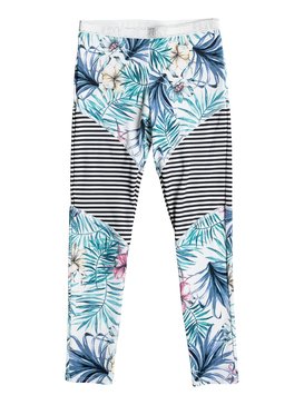 roxy, Blingbling - Legging de surf, MARSHMALLOW BELHARRA FLOWER (wbt6) Blingbling - Surf Leggings ERGNP03021