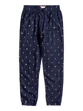 roxy, Girls 7-14 Have Two Lives Beach Pants, DRESS BLUES WATERCOLOR ANCHOR (btk7) Have Two Lives - Beach Pants ERGNP03026
