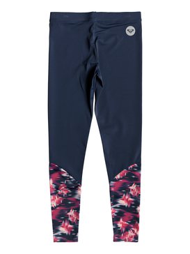 roxy, Tropi Sporty - Surf Leggings, DRESS BLUES NEON WATERFALL (mlj1) Tropi Sporty - Surf Leggings ERGNP03029