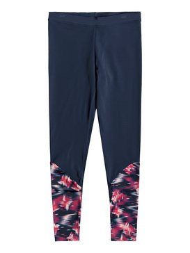 roxy, Tropi Sporty - Surf Leggings, DRESS BLUES NEON WATERFALL (mlj1) Tropi Sporty - Surf Leggings ERGNP03029