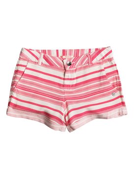 roxy, Yellow Banjo - Short en viscose, MARSHMALLOW LOLA STRIPE RG (wbt3) Yellow Banjo - Viscose Shorts ERGNS03010