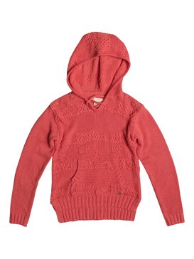 roxy, Girls 7-14 Soft Snowflake Hooded Sweatshirt, SPICED CORAL (mlh0) Soft Snowflake - Hooded Sweatshirt ERGSW03036