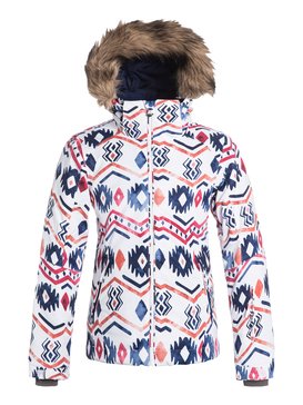 roxy, Jet Ski - Veste de snowboard, WATERINCA_BRIGHT WHITE (wbb8) Jet Ski - Snowboard Jacket ERGTJ03017
