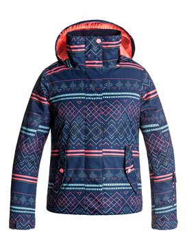 roxy, ROXY Jetty - Snow Jacket, SODALITE BLUE_ASTA FAIRISLE (byb9) ROXY Jetty - Snow Jacket ERGTJ03033