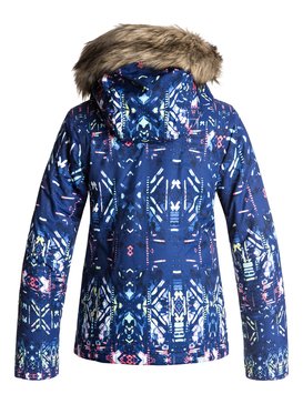 roxy, Jet Ski - Veste de snow, SODALITE BLUE_HAVELI IKAT (byb7) Jet Ski - Snow Jacket ERGTJ03034