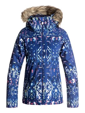 roxy, Jet Ski - Veste de snow, SODALITE BLUE_HAVELI IKAT (byb7) Jet Ski - Snow Jacket ERGTJ03034