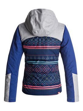 roxy, Flicker - Snow Jacket, SODALITE BLUE_ASTA FAIRISLE (byb9) Flicker - Snow Jacket ERGTJ03035