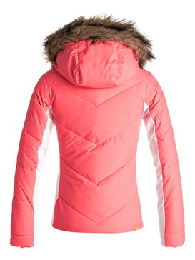 roxy, Snowstorm - Veste de snow, NEON GRAPEFRUIT (nkn0) Snowstorm - Snow Jacket ERGTJ03038