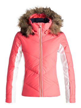roxy, Snowstorm - Veste de snow, NEON GRAPEFRUIT (nkn0) Snowstorm - Snow Jacket ERGTJ03038