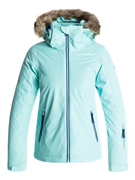 roxy, Jet Ski - Veste de snow, ARUBA BLUE_GANA EMBOSS (bfk4) Jet Ski - Snow Jacket ERGTJ03039