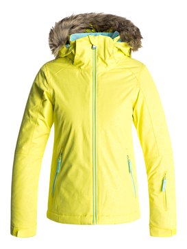 roxy, Jet Ski - Veste de snow, LEMON TONIC_GANA EMBOSS (yfk8) Jet Ski - Snow Jacket ERGTJ03039