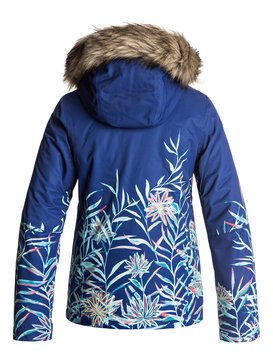 roxy, Jet Ski SE - Veste de snow, SODALITE BLUE_GARDEN PARTY (byb6) Jet Ski SE - Snow Jacket ERGTJ03042