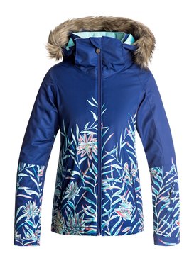 roxy, Jet Ski SE - Veste de snow, SODALITE BLUE_GARDEN PARTY (byb6) Jet Ski SE - Snow Jacket ERGTJ03042